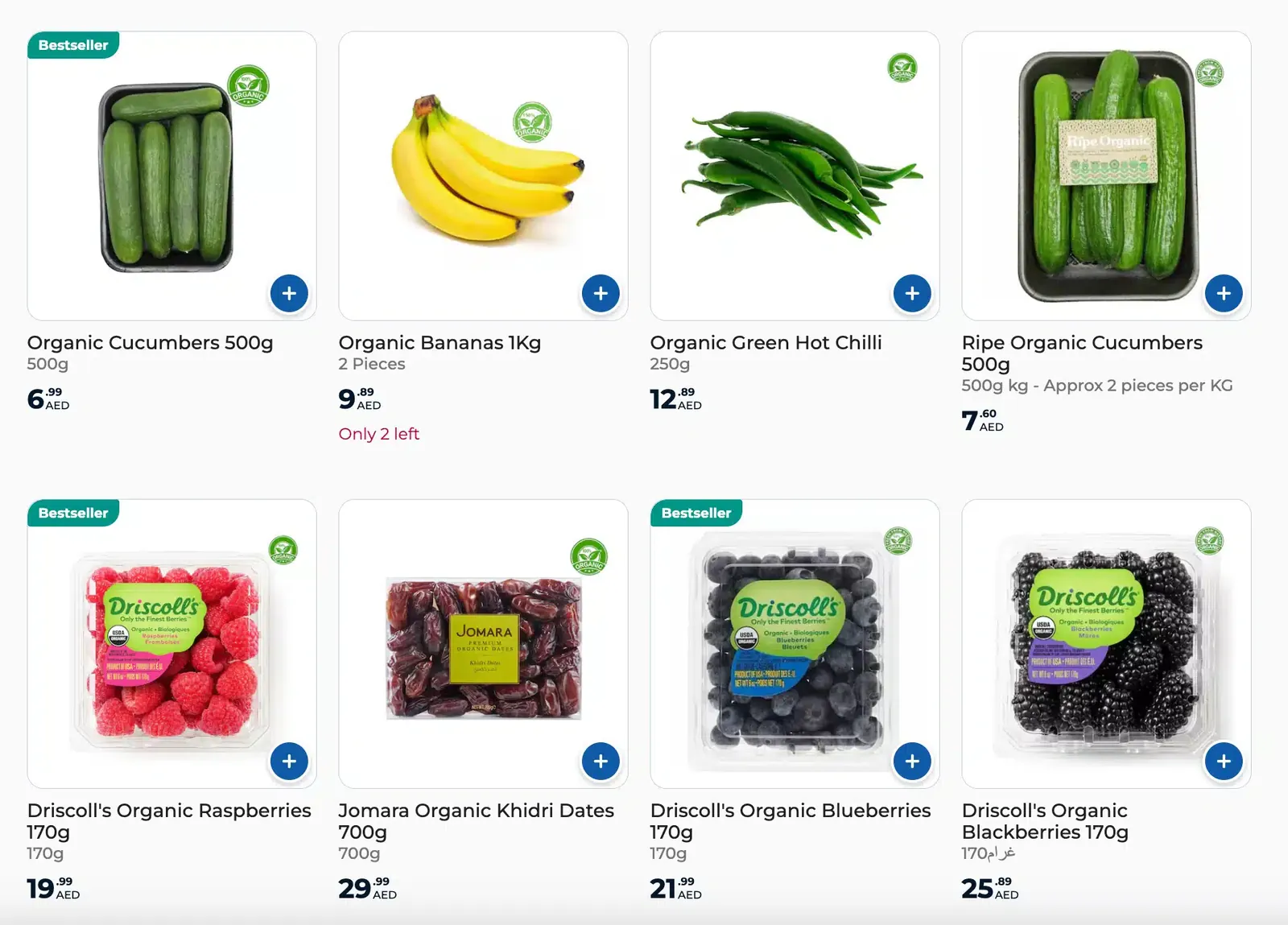 Carrefour Dubai: prezzi di frutta e verdura
