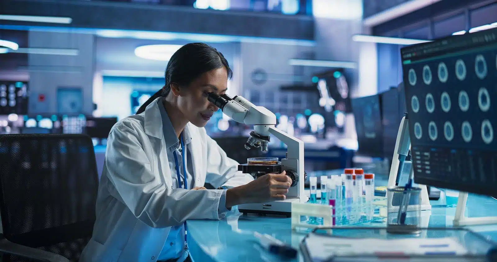 Ricercatore in laboratorio